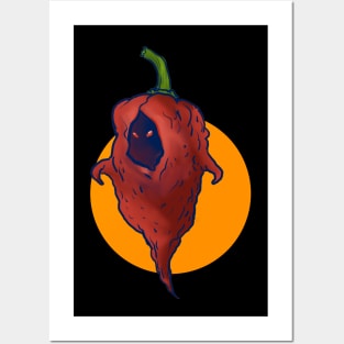 Carolina Reaper Ghost Posters and Art